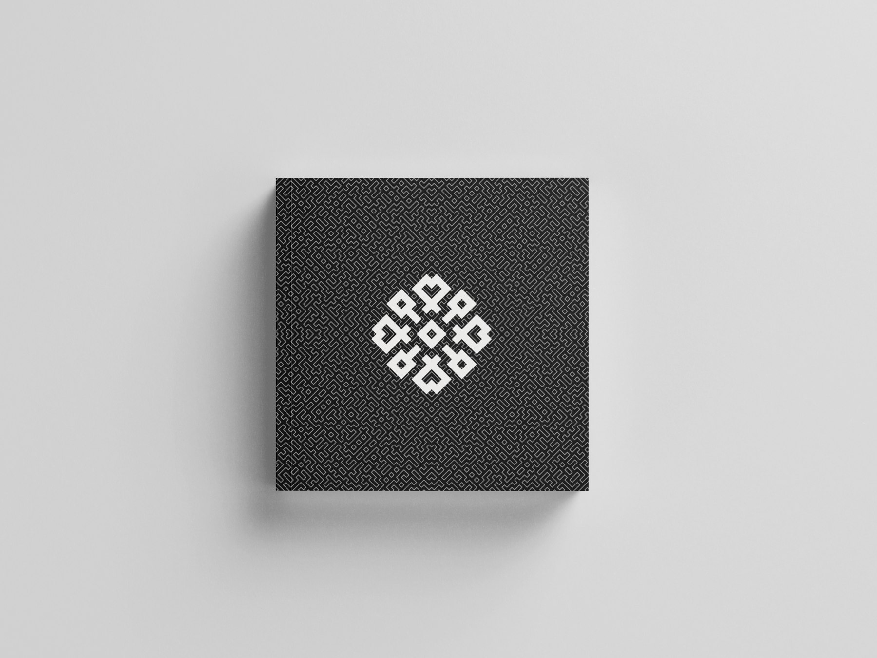 Front view of the black Ornametry cover